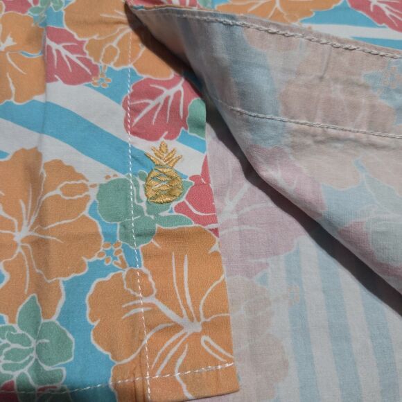 Chubbies Hawaiian Shirt Mens 2XL Floral Short Sleeve Button Up Stretch Cotton - Picture 5 of 9